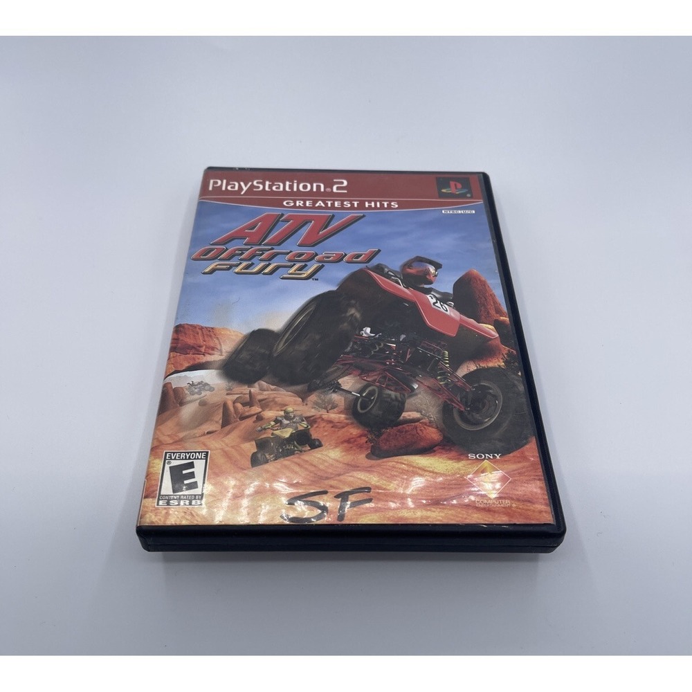 ATV Offroad Fury (Sony PlayStation 2, 2001) PS2 RED Label‎ Complete W/ Manual